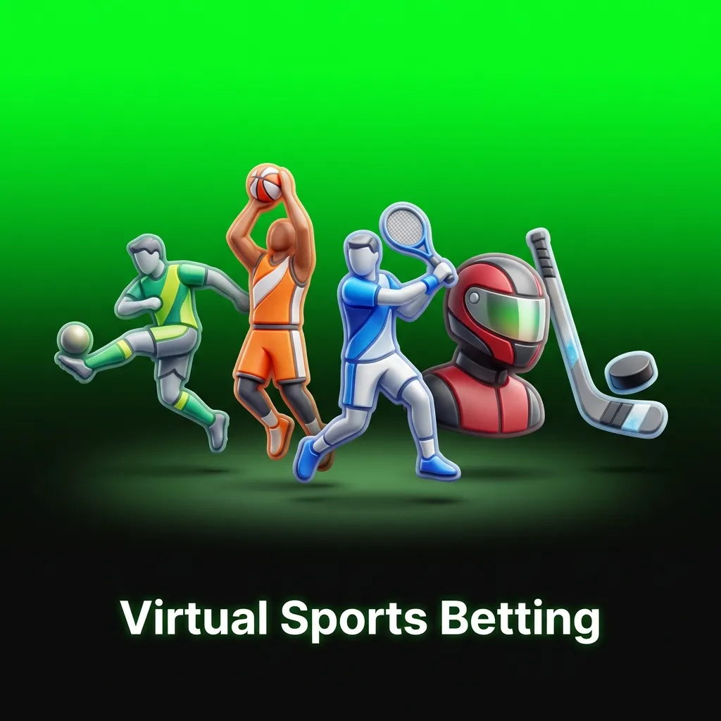 Virtual sports betting interface showing simulated football, horse racing, greyhound racing, and tennis matches on BC Game