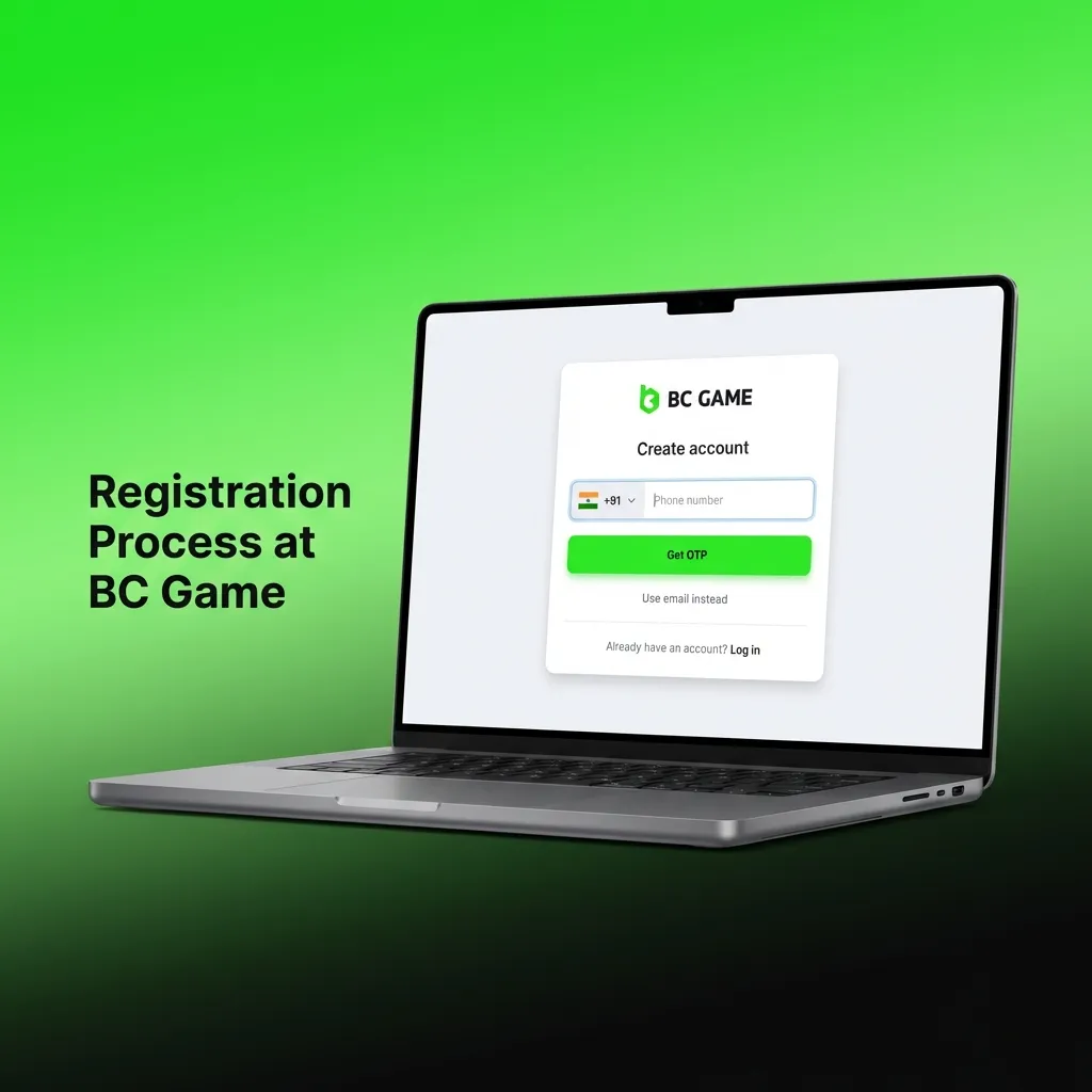 Quick BC Game registration process showing account setup steps, verification, and bonus claim in under two minutes.